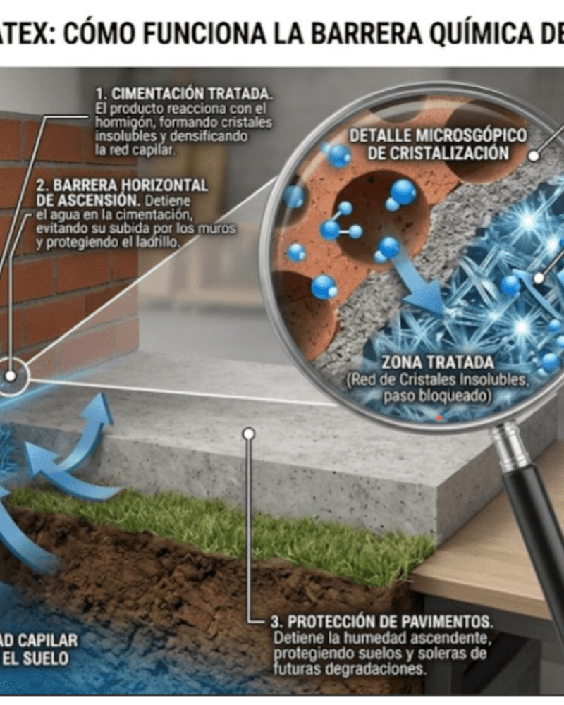 Barrera Química — Inyección y Saturación