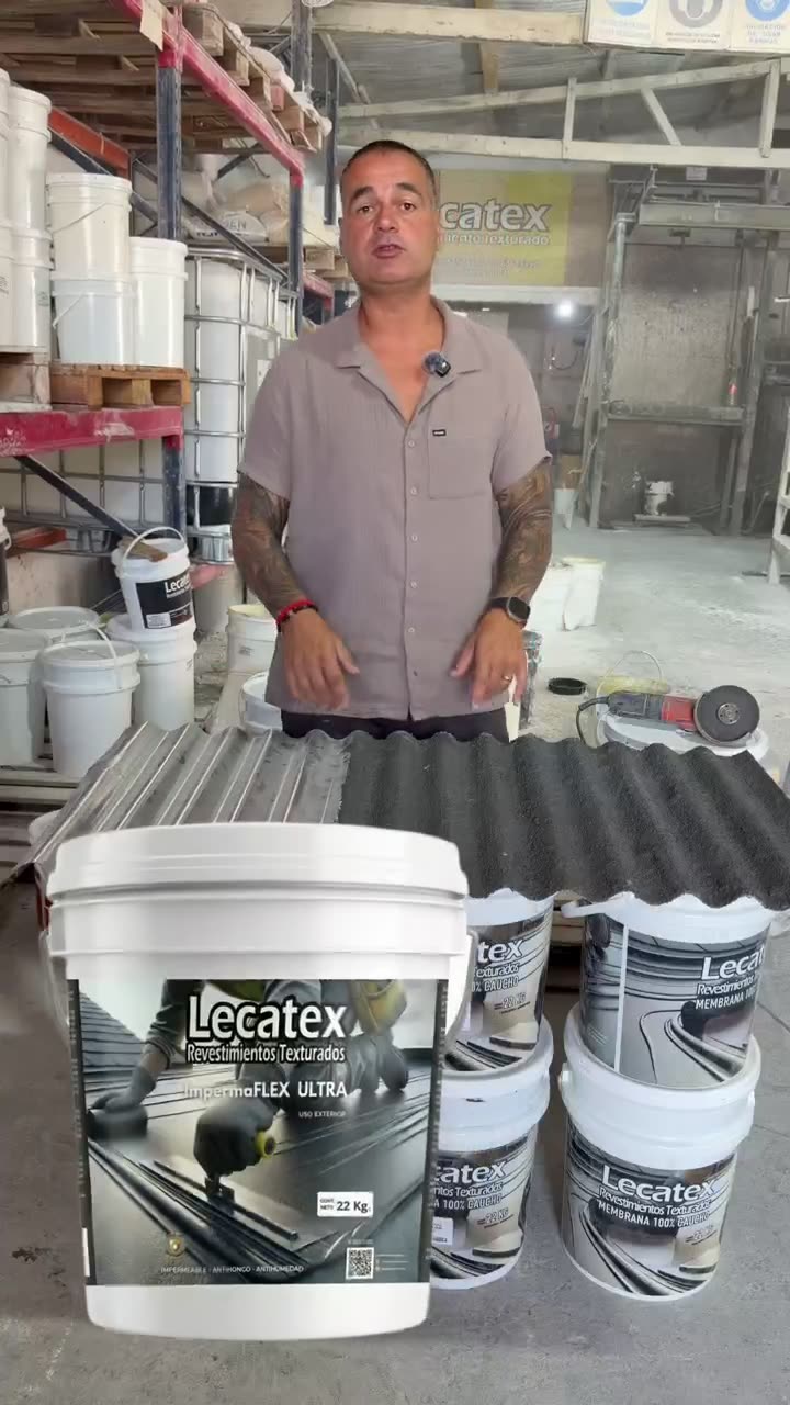 Prueba de la membrana en chapa
